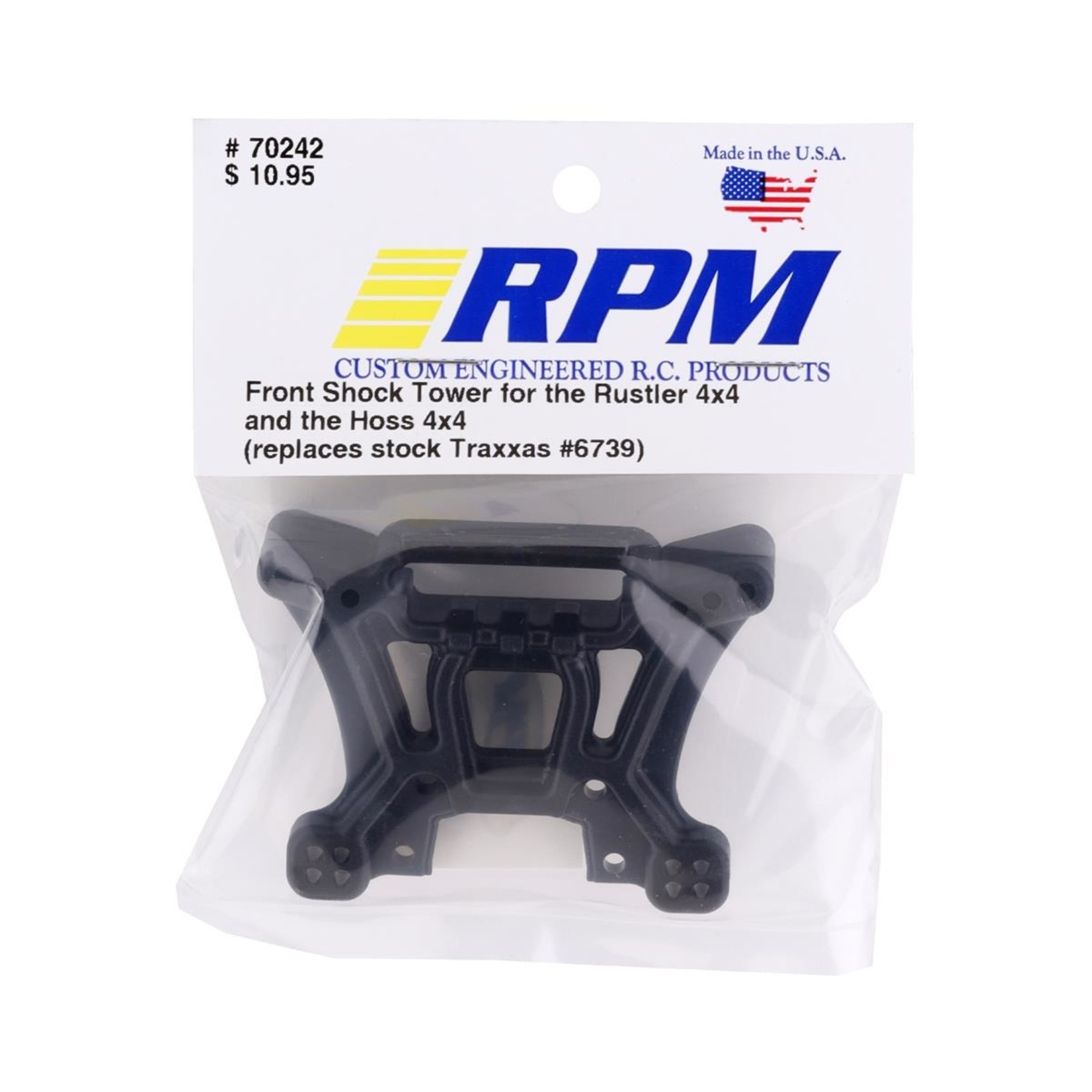 RPM RPM Hoss/Rustler 4X4 Front Shock Tower #70242