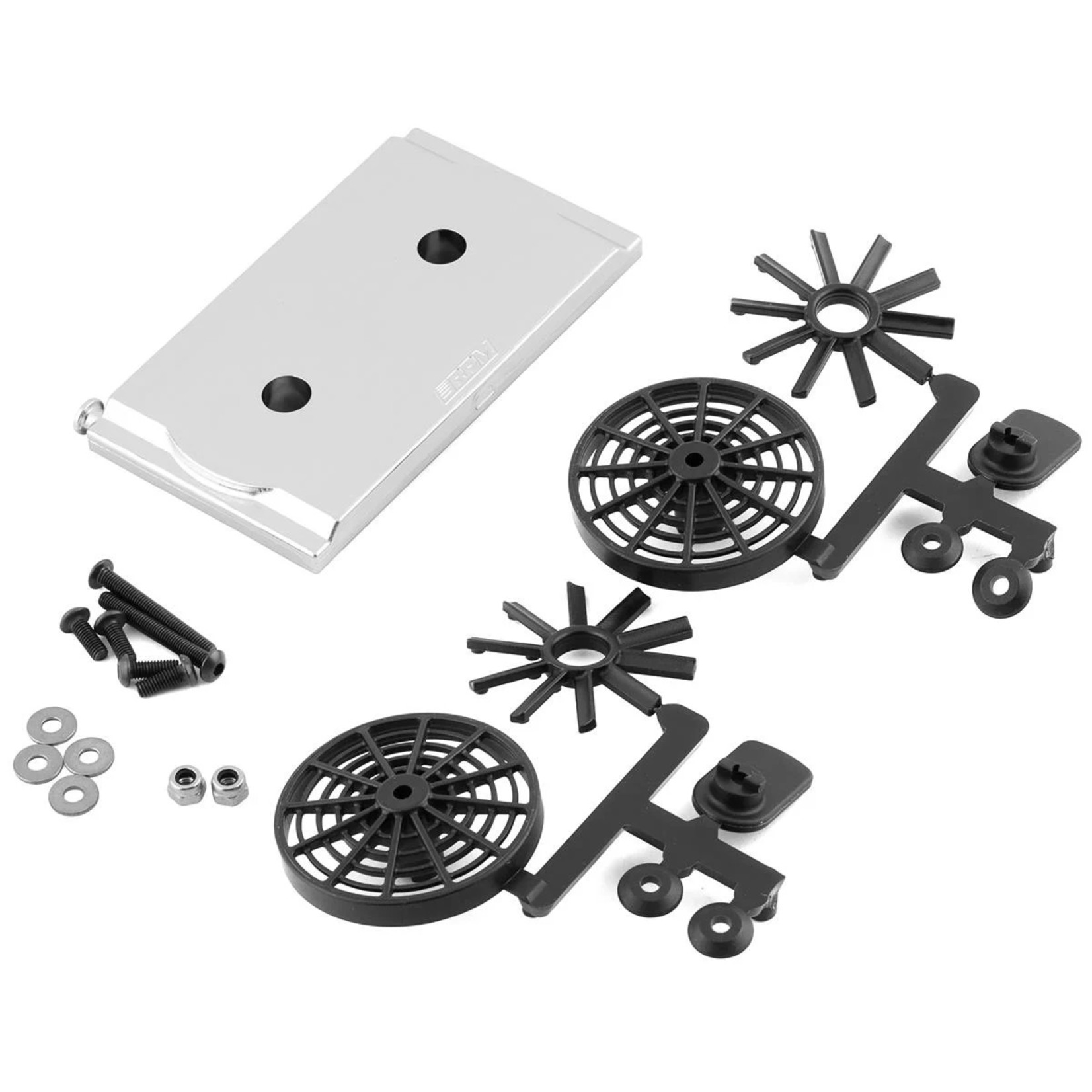 RPM RPM 1/10 Scale Mock Radiator & Fans #70780