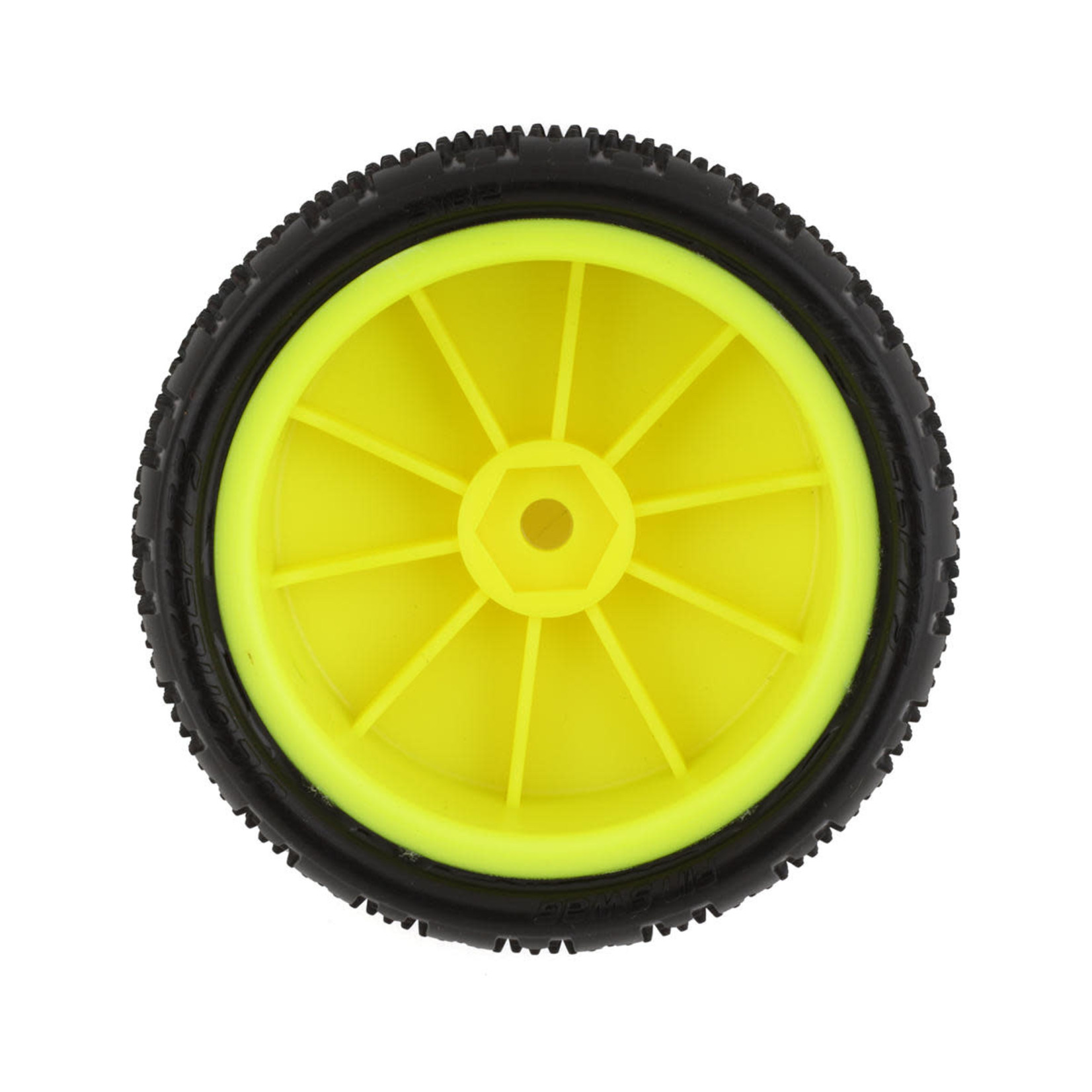 JConcepts #3182-201011 JConcepts Pin Swag 2.2" Pre-Mounted 4WD Front Buggy Tire (Yellow) (2) (Pink) w/12mm Hex