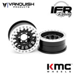 Vanquish Products Vanquish Products KMC 1.9" KM445 Impact (Black) Crawler Wheels #VPS07801