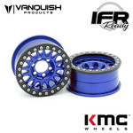 Vanquish Products Vanquish Products KMC 1.9" KM445 Impact Crawler Wheels (Blue) #VPS07805
