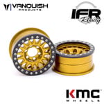 Vanquish Products #VPS07808 Vanquish Products KMC 1.9" KM445 Impact Crawler Wheels (Gold)