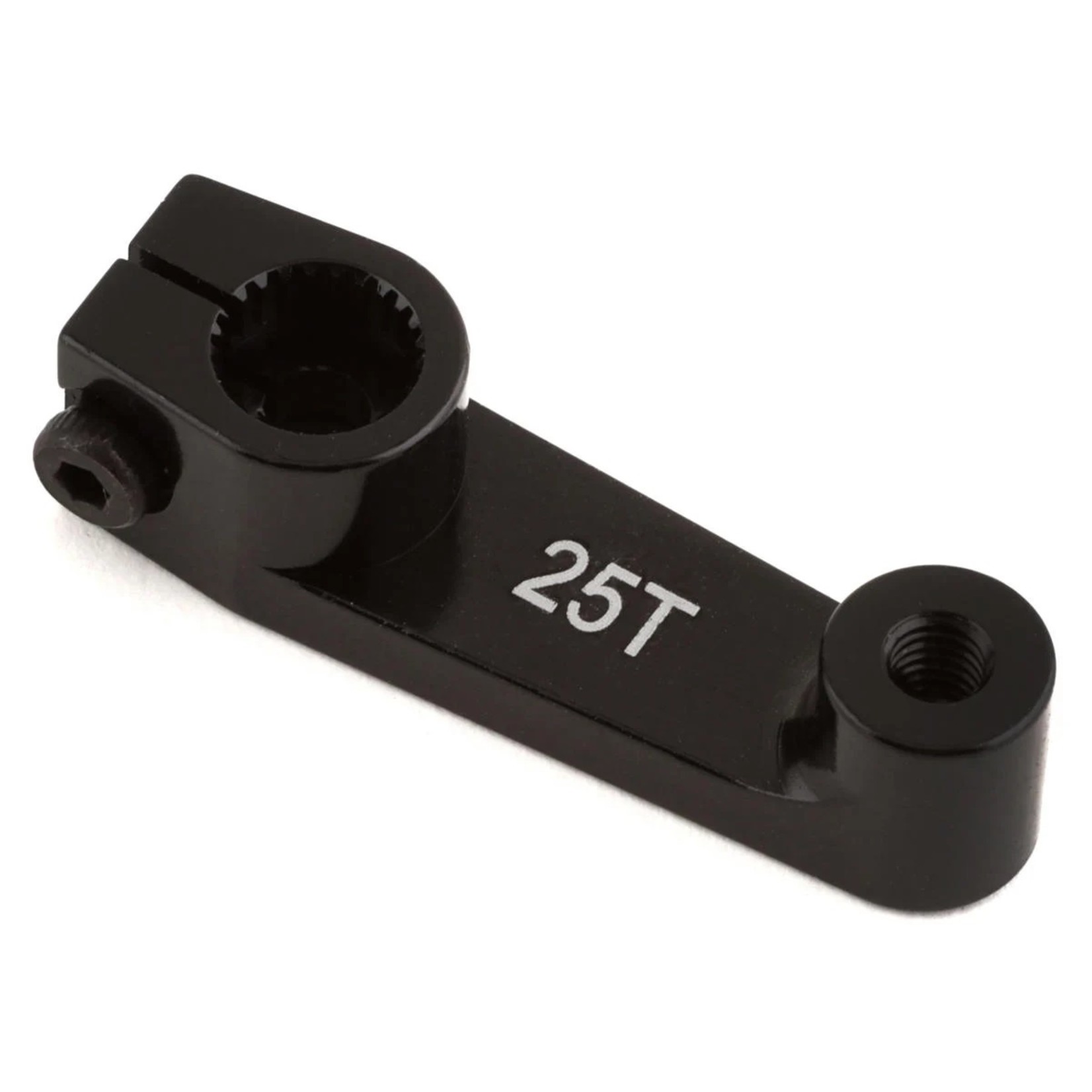 ProTek RC #PTK-7615 ProTek RC Associated B74 Series Aluminum Clamping Servo Horn (Black) (25T-Futaba/Savox/ProTek)