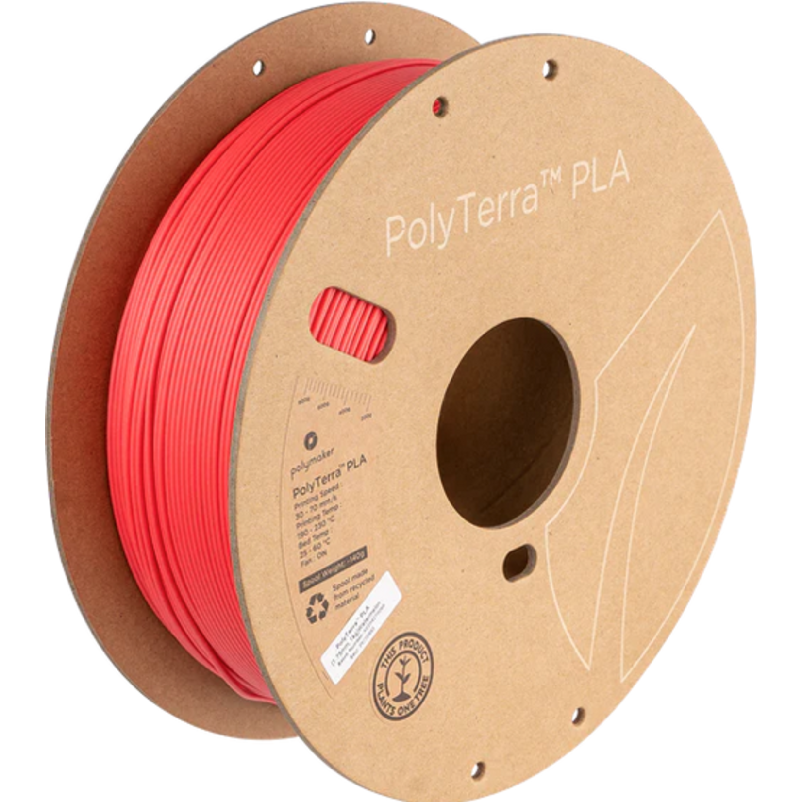 Polymaker Polymaker PolyTerra™ PLA (1kg) (1.75mm, Pastel Watermelon) #PM70943