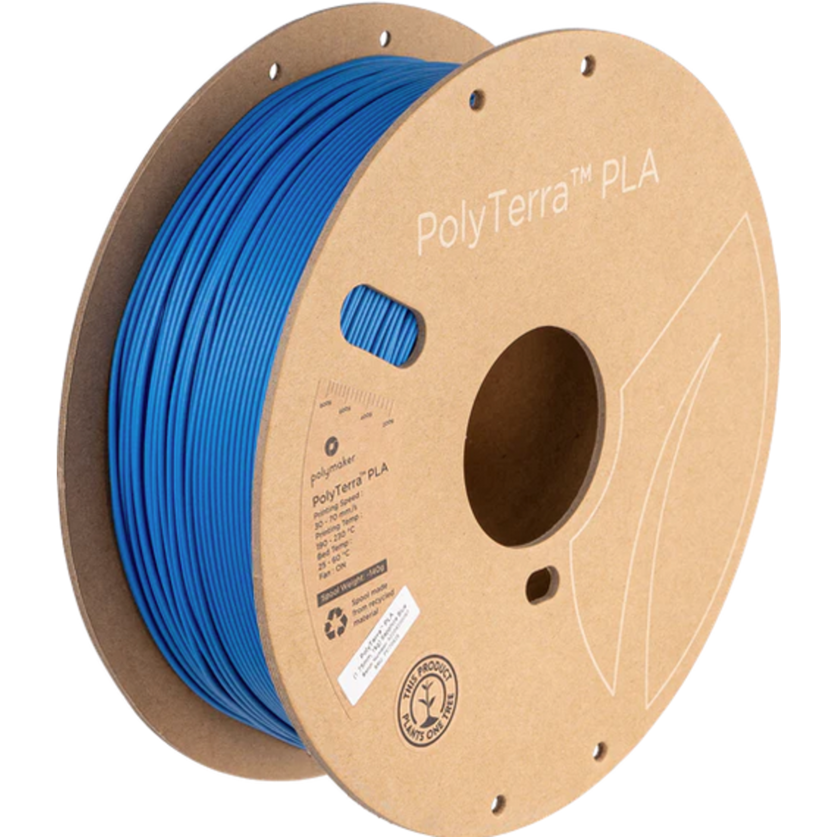 Polymaker Polymaker PolyTerra™ PLA (1kg) (1.75mm, Sapphire Blue) #PM70828