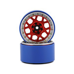 SSD RC #SSD00565 SSD RC 2.2” Boxer PL Beadlock Wheels (Red) (2)