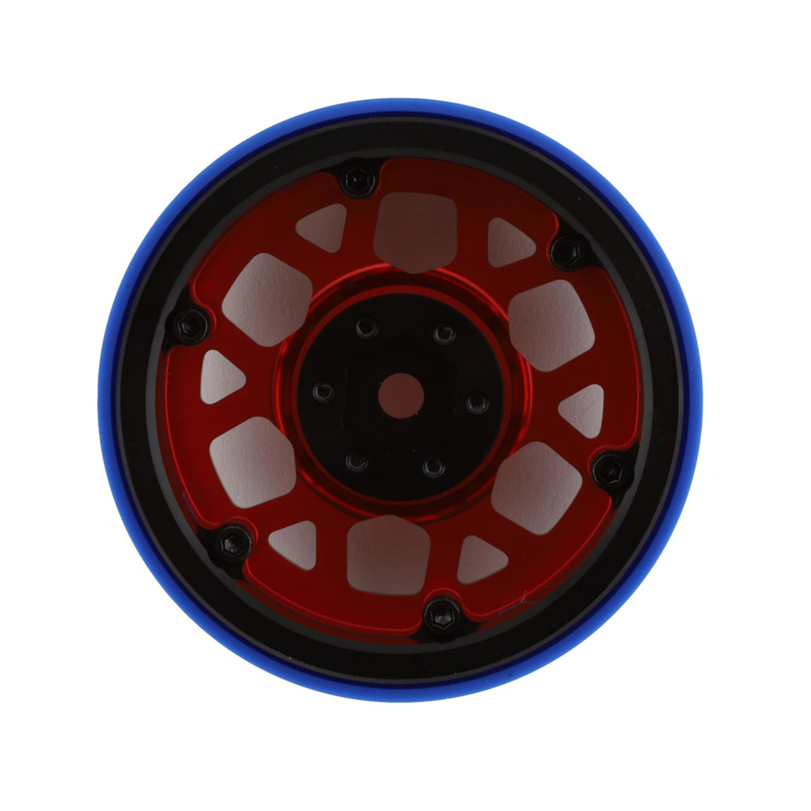 SSD RC #SSD00565 SSD RC 2.2” Boxer PL Beadlock Wheels (Red) (2)