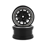 SSD RC #SSD00555 SSD RC 2.9” Boxer Beadlock Wheels w/Brake Rotor (Black) (2)