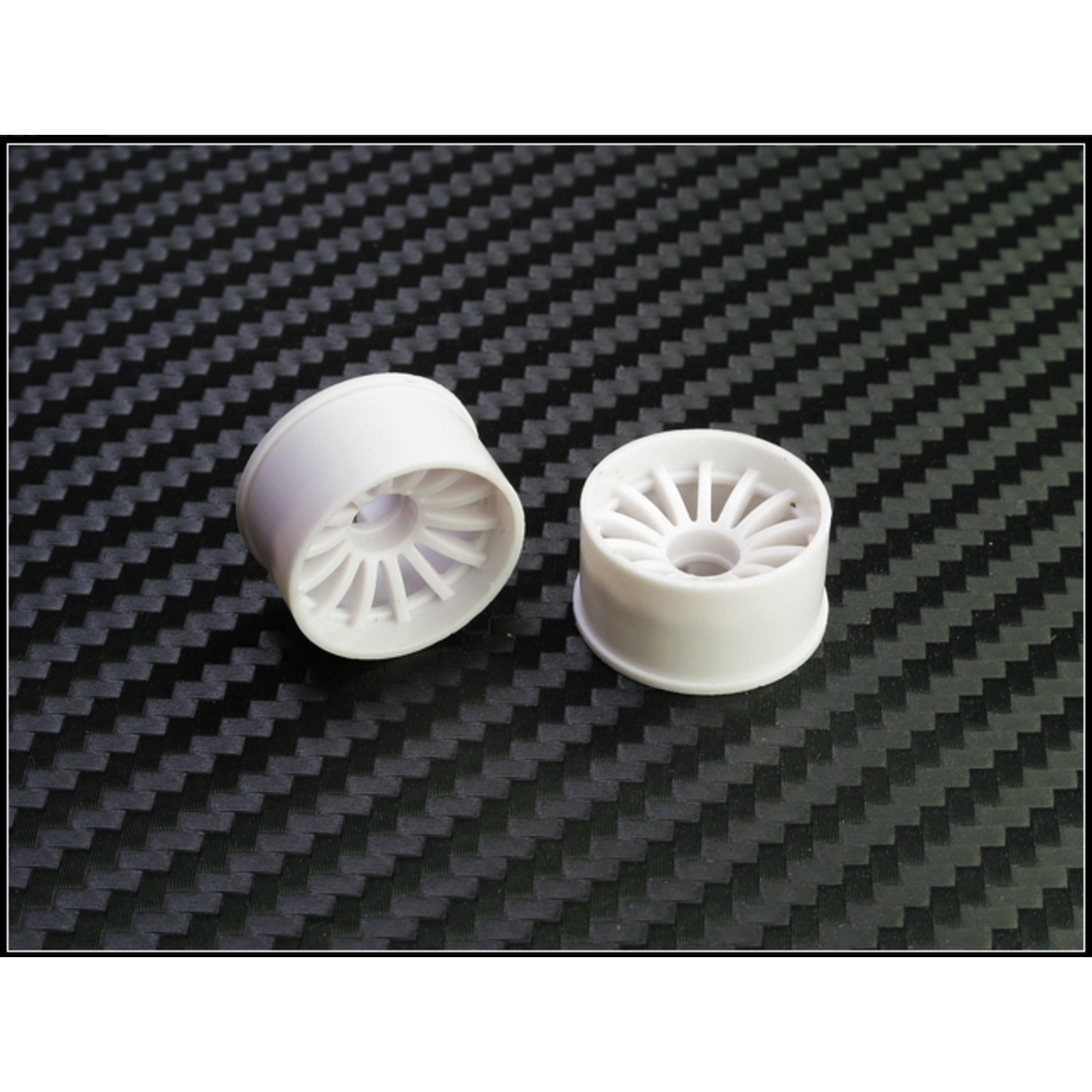 PN Racing PN Racing Mini-Z 2WD Machine Cut 16-Spoke Rear Wheel R0 (White) #216WR0