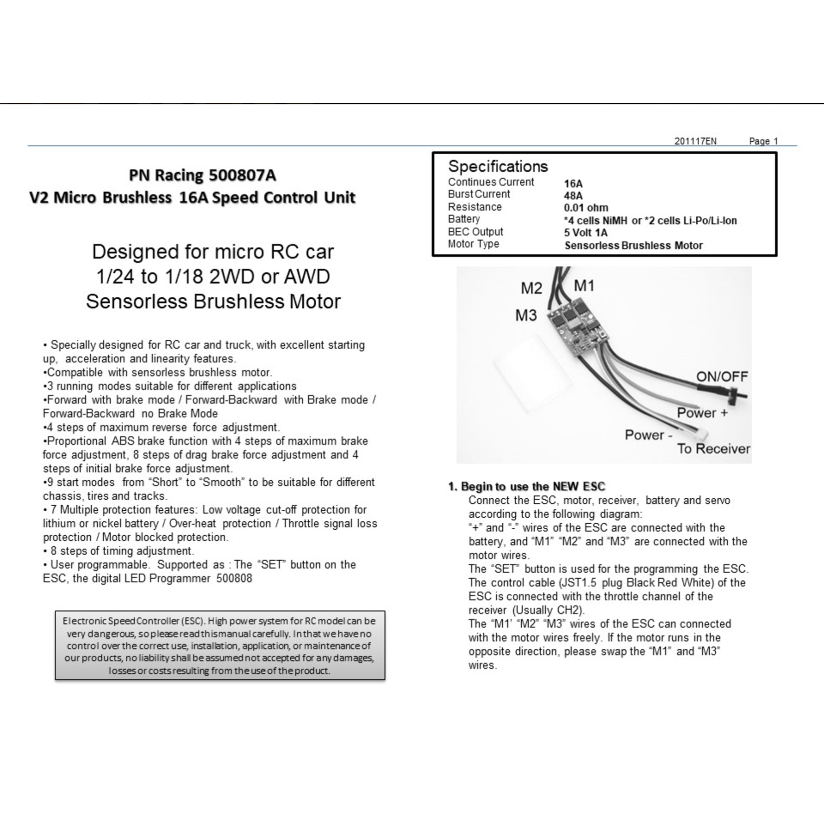 PN Racing PN Racing Mini-Z PNR2.5W Chassis Kit #900100