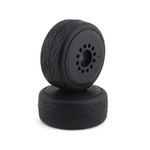 JConcepts #3113-39 JConcepts Speed Claw Belted Tire Pre-Mounted w/Cheetah Speed-Run Wheel (Black) (2)