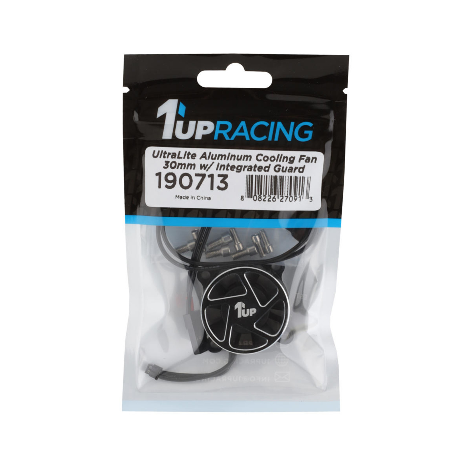 1UP Racing 1UP Racing UltraLite Aluminum 30mm High-Speed Cooling Fan (Black) #190713
