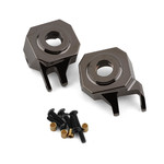 SSD RC #SSD00570 SSD RC VS4-10 Straight Axle Brass Knuckles (Gunmetal) (2) (142g)