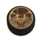 R-Design R-Design Sanwa M17/MT-44 Ultrawide 5-Hole Transmitter Steering Wheel (Gold) #RDD4929