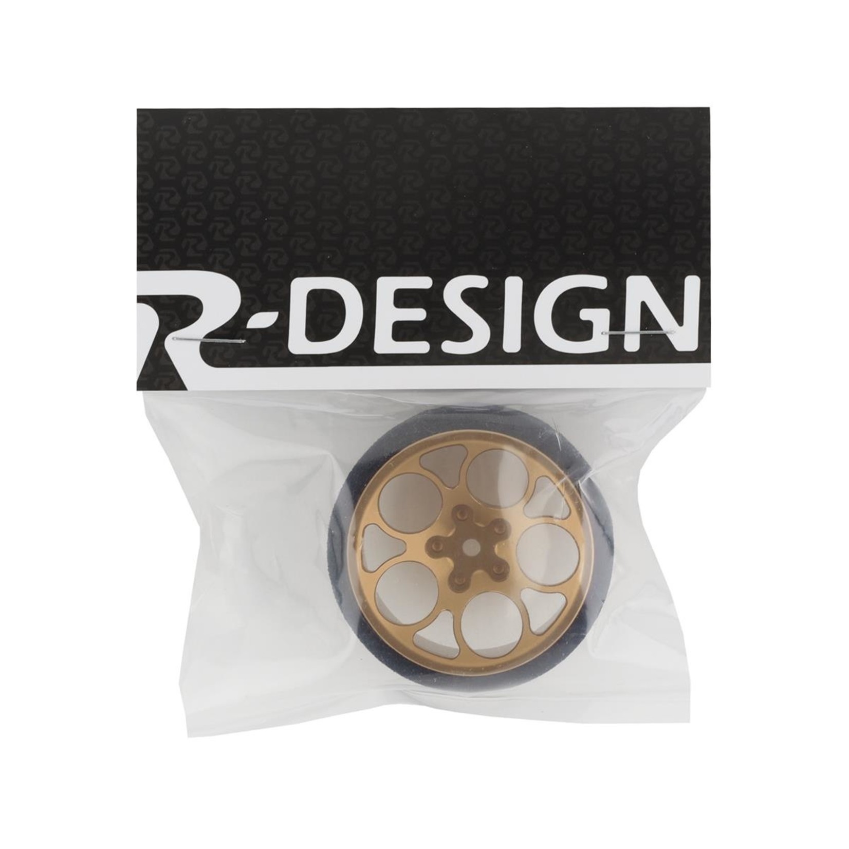 R-Design R-Design Sanwa M17/MT-44 Ultrawide 5-Hole Transmitter Steering Wheel (Gold) #RDD4929