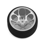 R-Design R-Design Sanwa M17/MT-44 Ultrawide 5-Hole Transmitter Steering Wheel (Silver) #RDD4920