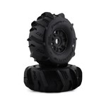 Pro-Line #10189-10 Pro-Line Dumont Paddle SC 2.2/3.0 Pre-Mounted Tires w/Mojave Wheels (Black) (2) w/17mm Hex