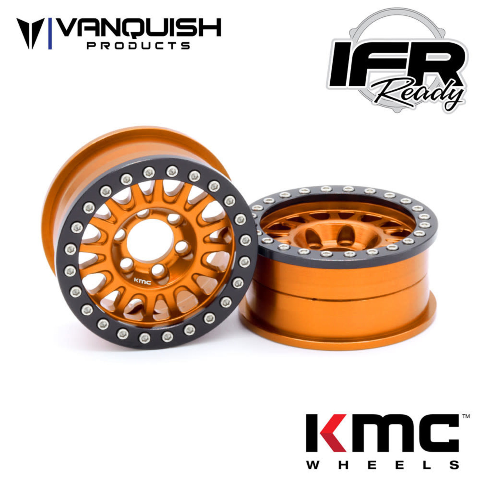 Vanquish Products #VPS07806 Vanquish Products KMC 1.9 KM445 Impact Orange Anodized