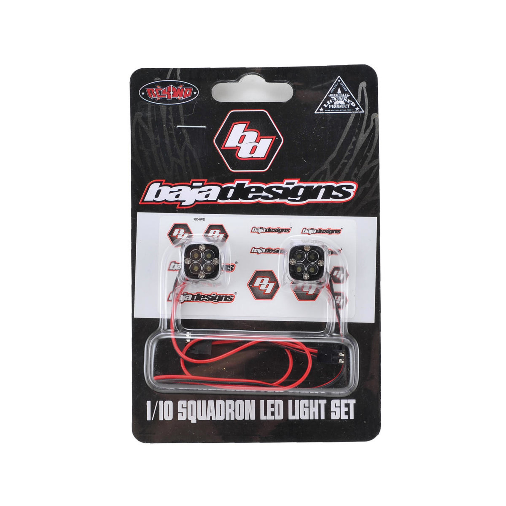RC4WD #Z-E0066 RC4WD 1/10 Baja Designs Squadron Pro LED Lights (2) (Miniature Scale Accessory)