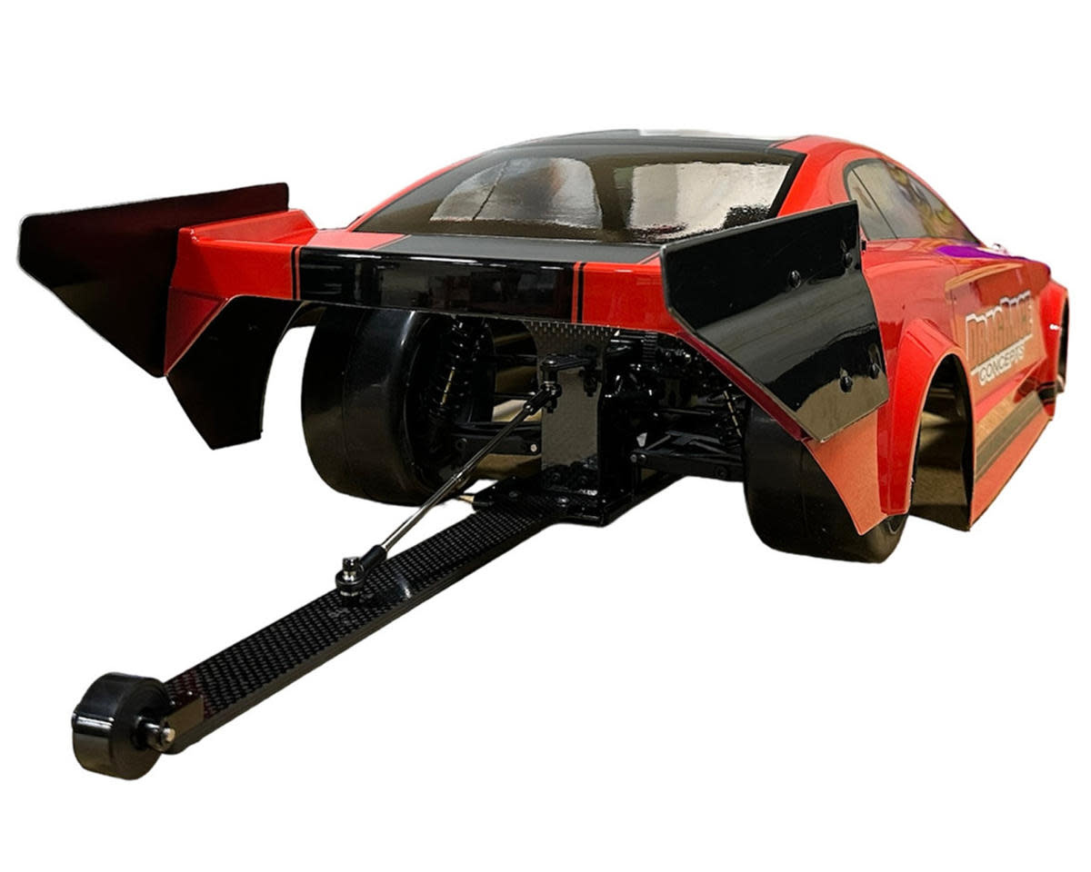 DragRace Concepts M1 Outlaw NoPrep Drag Racing Body Side Dams (Clear
