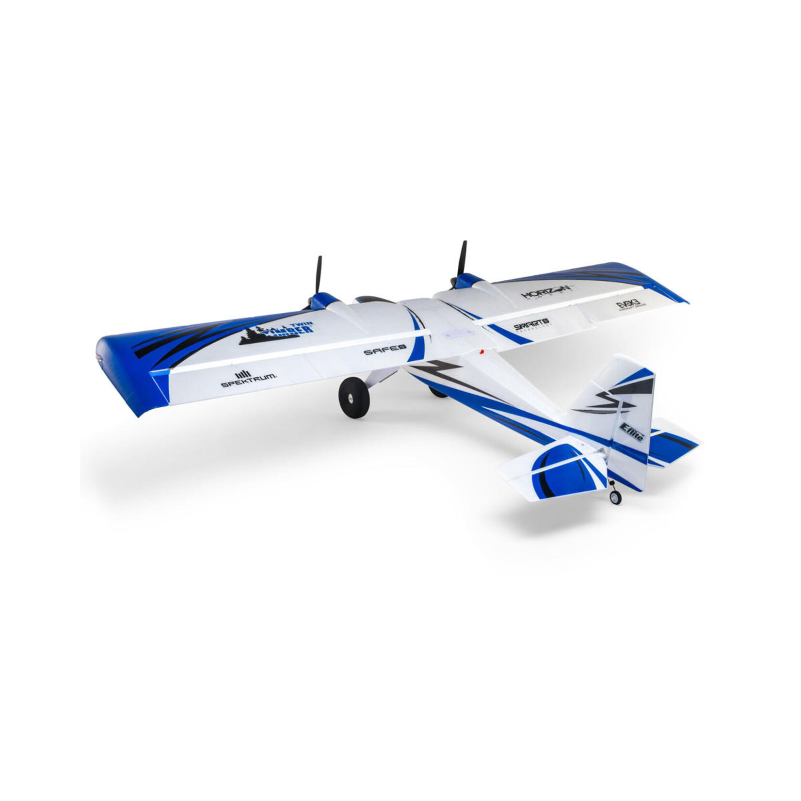 E-flite #EFL23850 E-flite Twin Timber 1.6m BNF Basic Electric Airplane w/AS3X & Safe Select