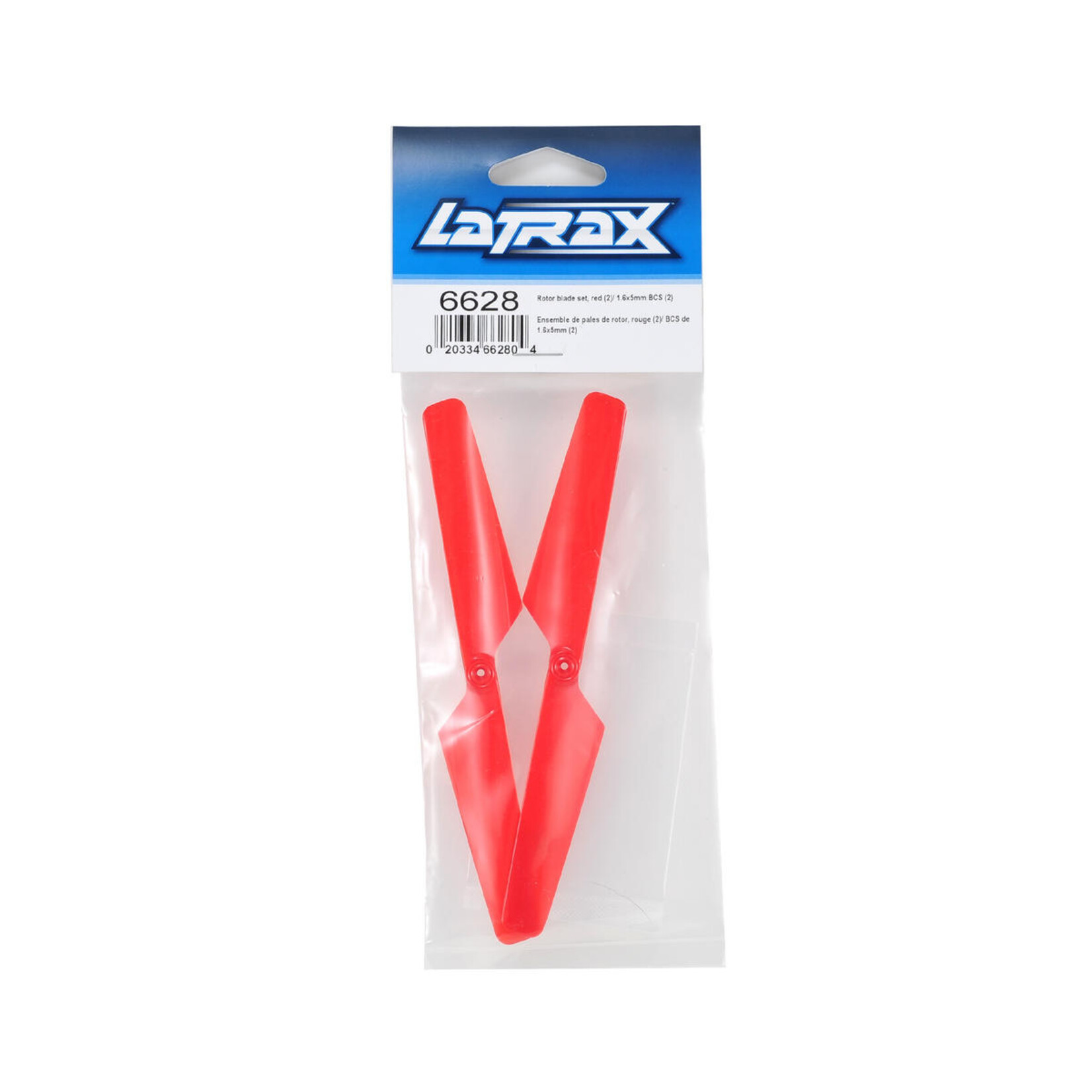 LaTrax Traxxas LaTrax Alias Rotor Blade Set (Red) #6628