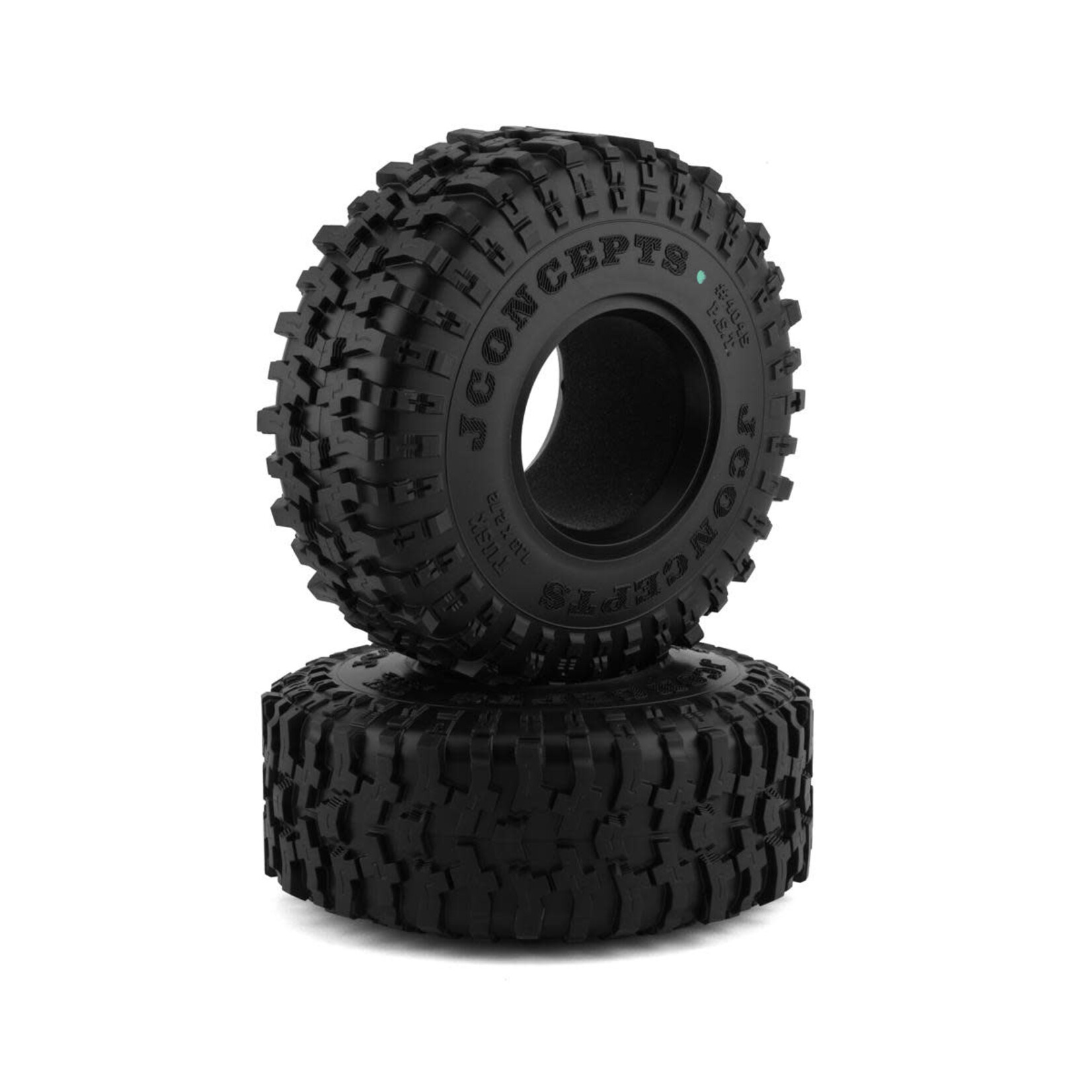JConcepts #4045-02 JConcepts SCX6 Tusk 2.9" All Terrain Crawler Tires (2) (Green)