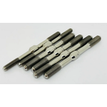 Klinik RC Klinik RC Titanium XD Turnbuckle Set Tekno EB410.2 3.5mm w/Drill Bit #KRC-EB410TB