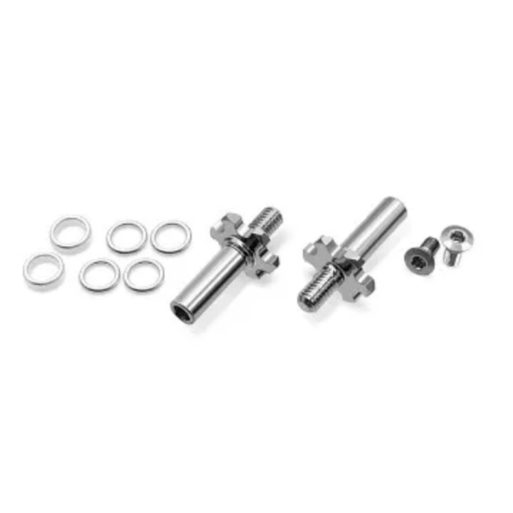 Klinik RC Klinik RC Team Associated B6.4/B6.4D Titanium 2mm Adjustable Front Axles #KRC-BFAXLE