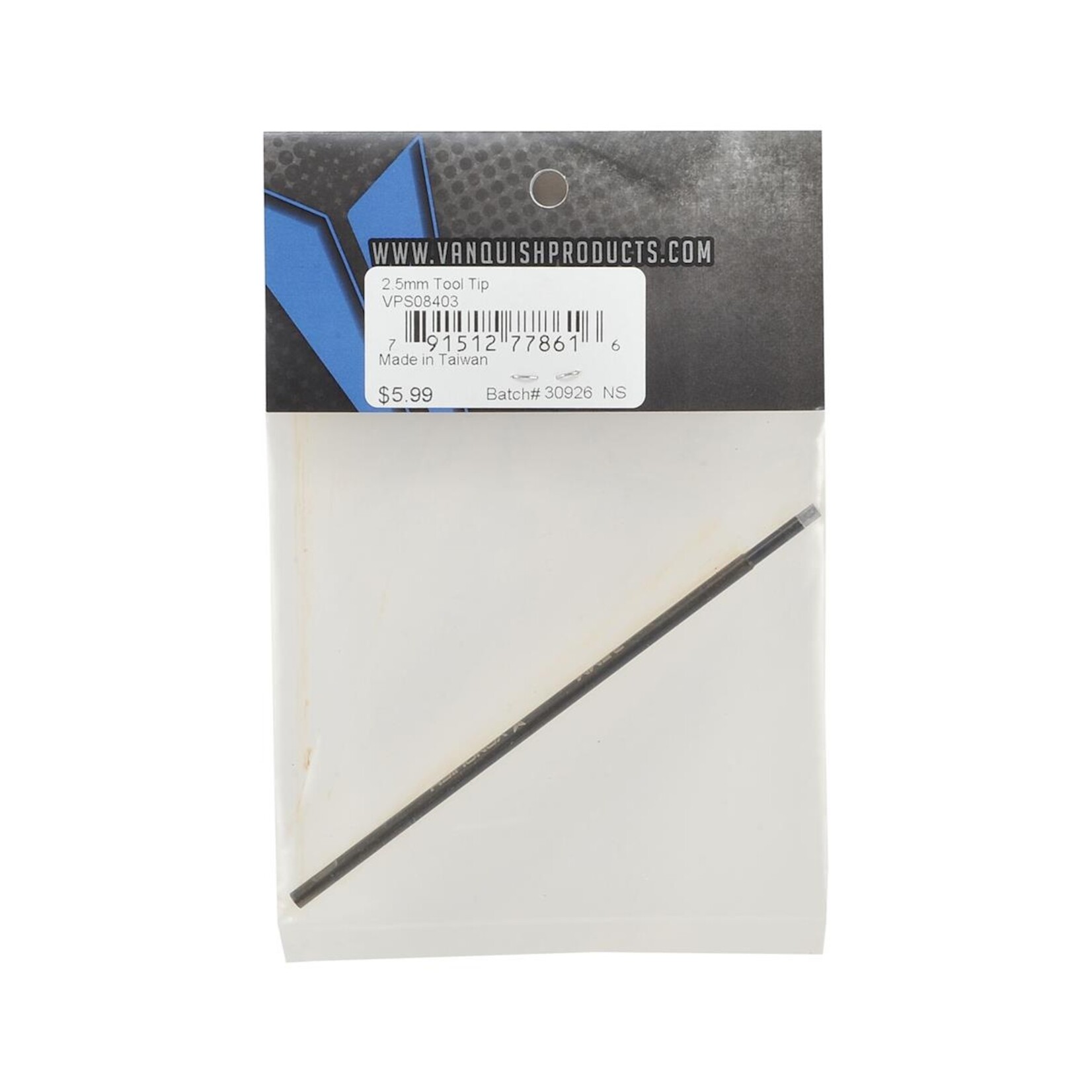Vanquish Products #VPS08403 Vanquish Products Replacement Hex Tip (2.5mm)