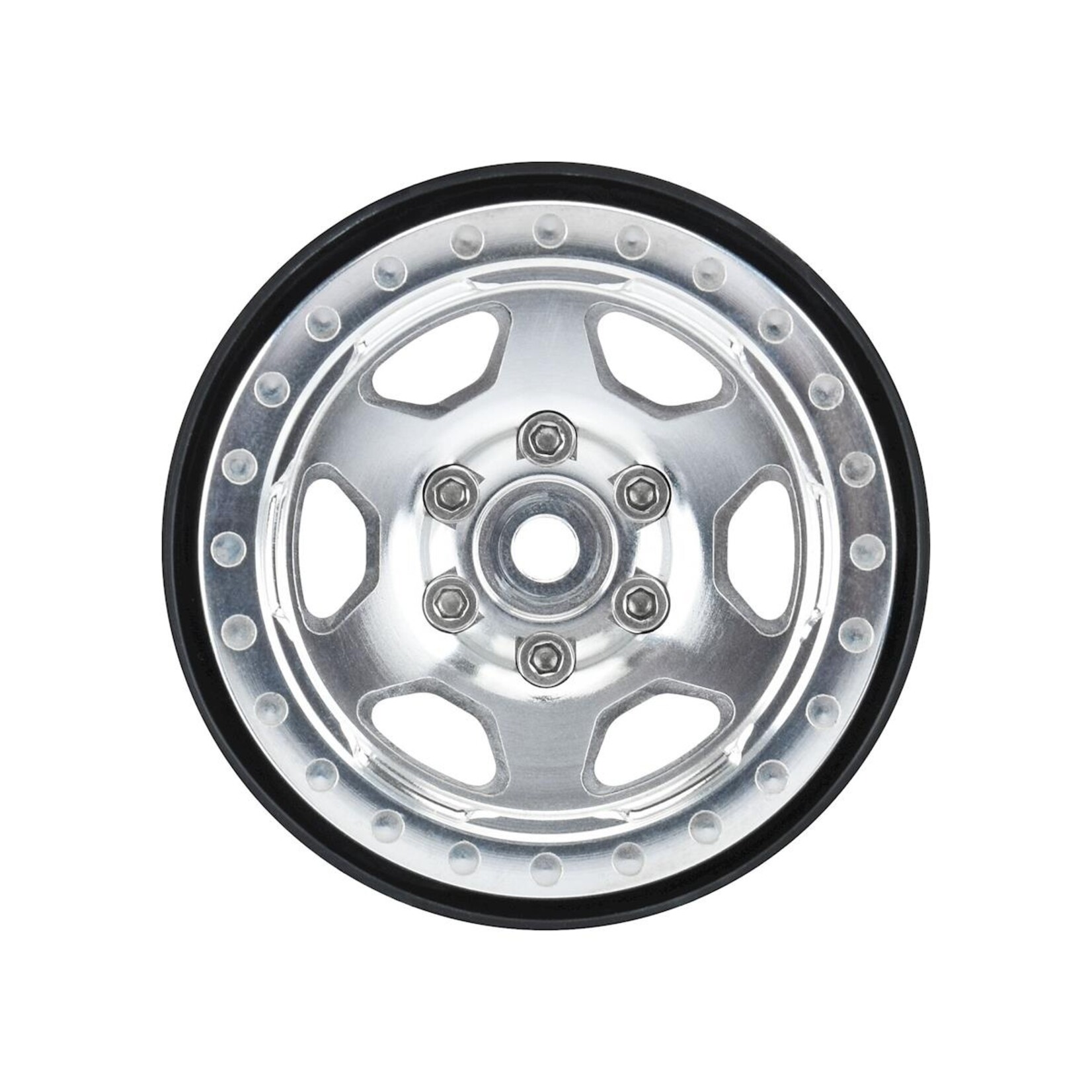 Pro-Line Pro-Line Crestline 1.9" Aluminum Composite Internal Bead-Loc Wheels (Silver) (2) #2791-00