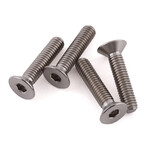 ProTek RC #PTK-T-5088 ProTek RC 3x14mm "Grade 5" Titanium Flat Head Hex Screw (4)