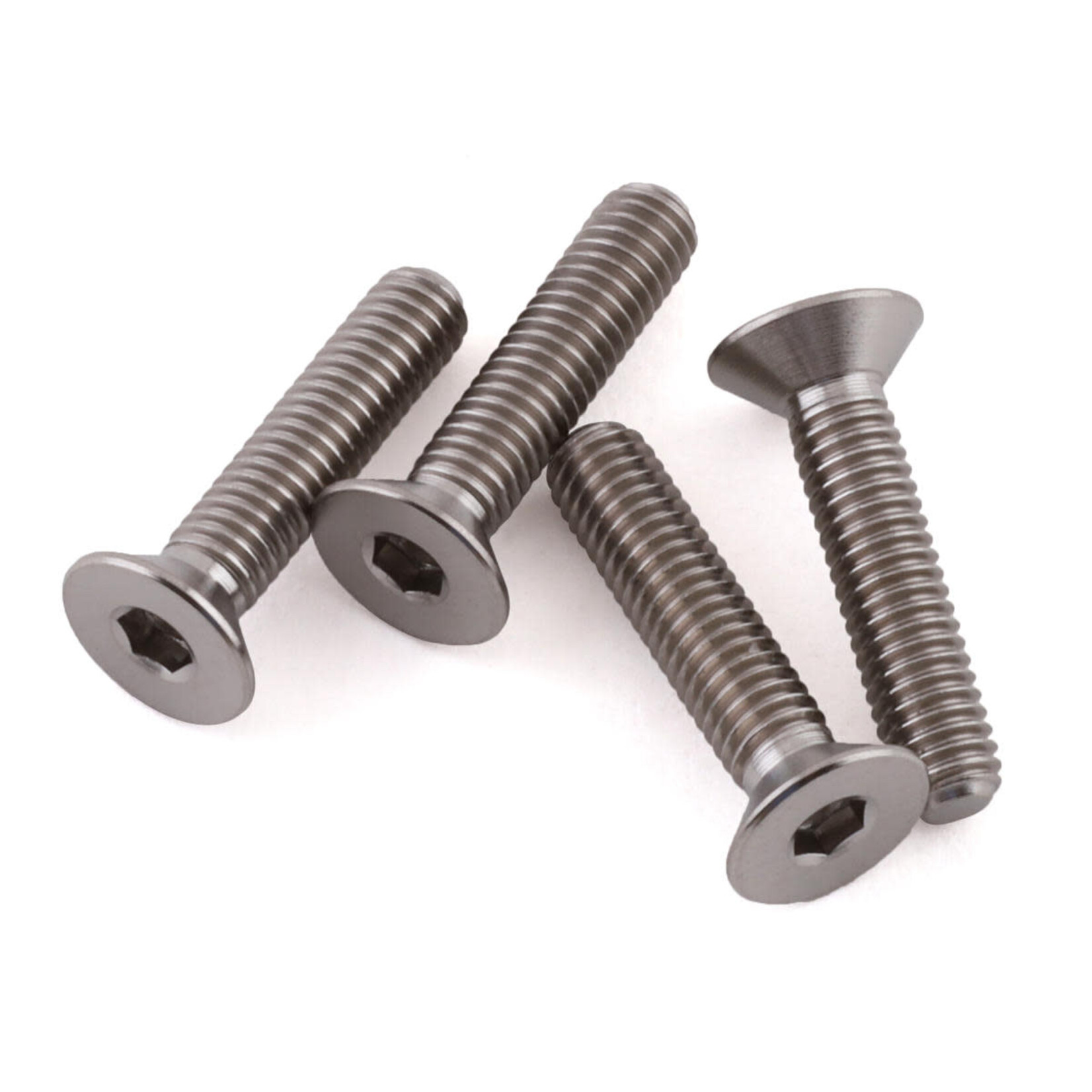 ProTek RC #PTK-T-5088 ProTek RC 3x14mm "Grade 5" Titanium Flat Head Hex Screw (4)