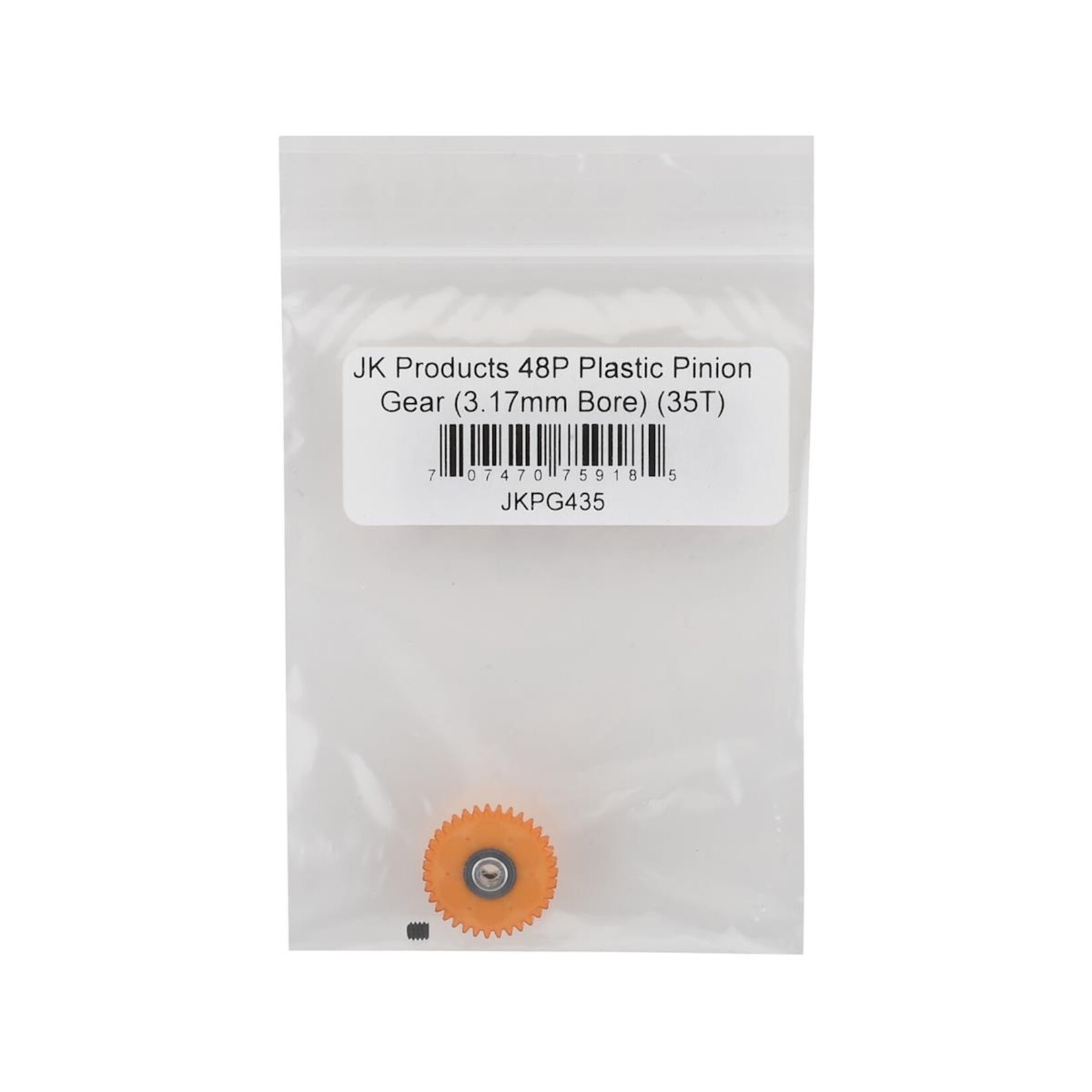 JK Products #JKPG435 JK Products 48P Plastic Pinion Gear (3.17mm Bore) (35T)