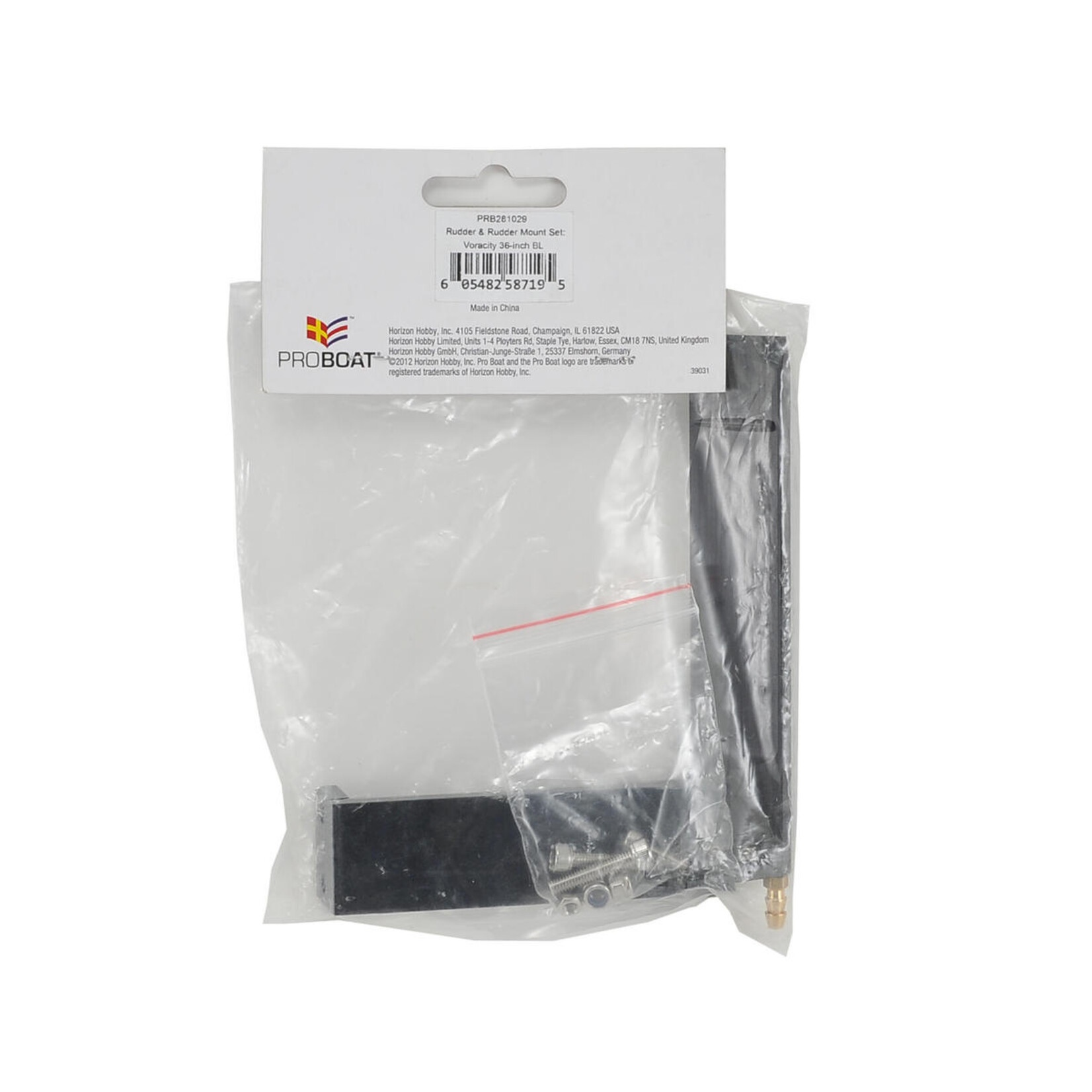 Pro Boat #PRB281029 Pro Boat Voracity 36 Rudder & Mount Set