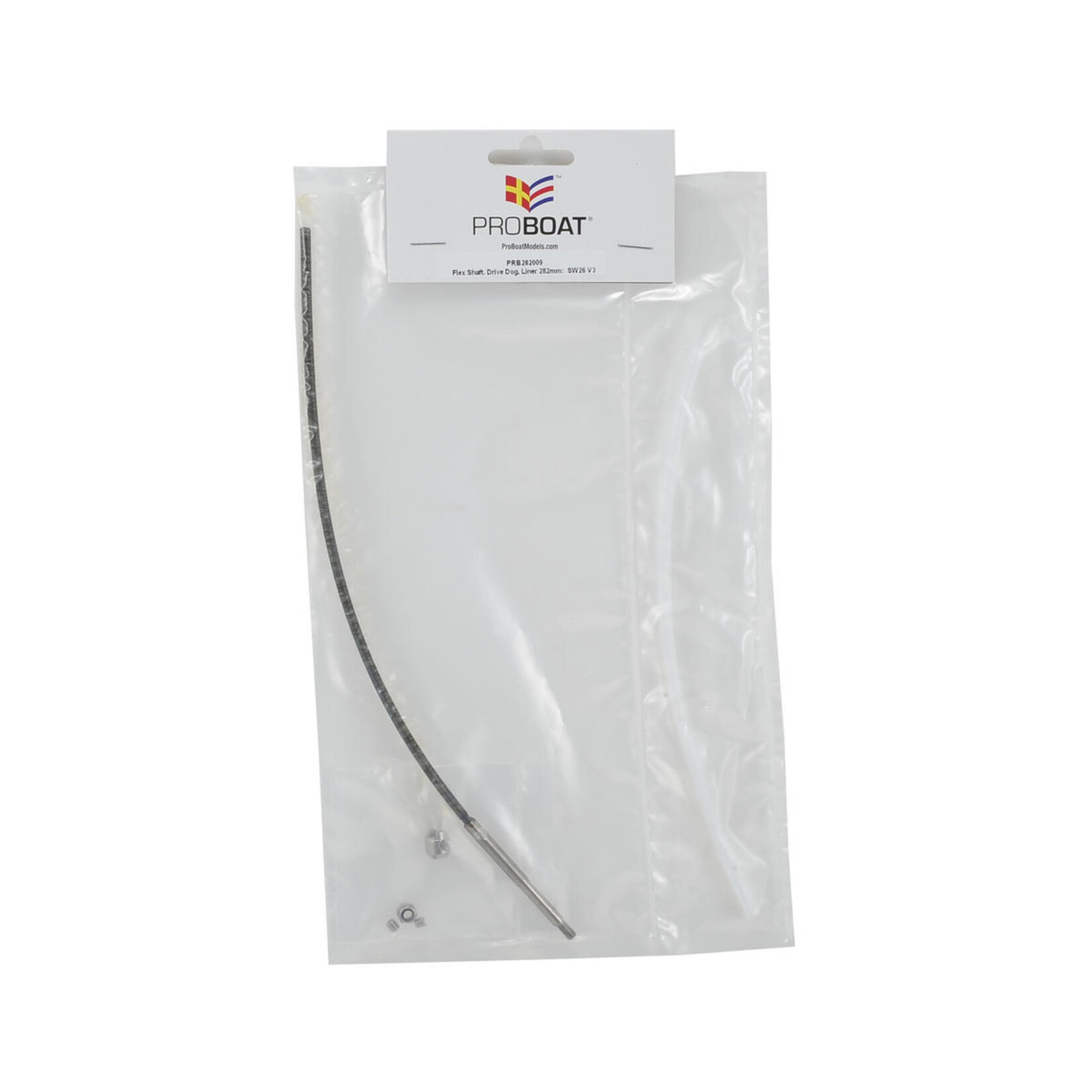 Pro Boat #PRB282009 Pro Boat 280mm Drive Dog Flex Shaft & Liner