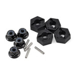 Vaterra Vaterra 12mm Molded Wheel Hex w/Pins & Locknut (4) #VTR232022