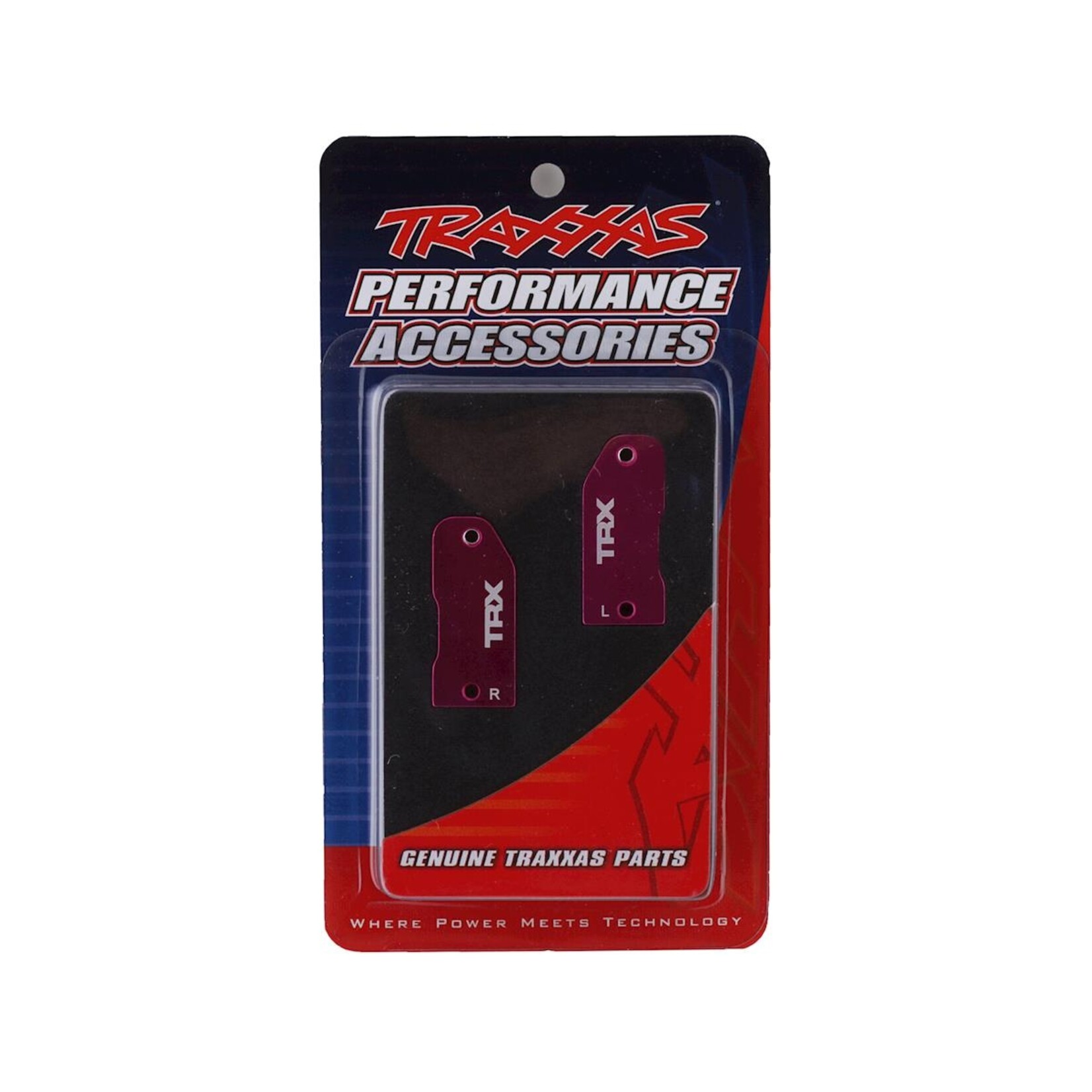 Traxxas #3632P Traxxas Aluminim 30° Caster Blocks (Pink) (2)