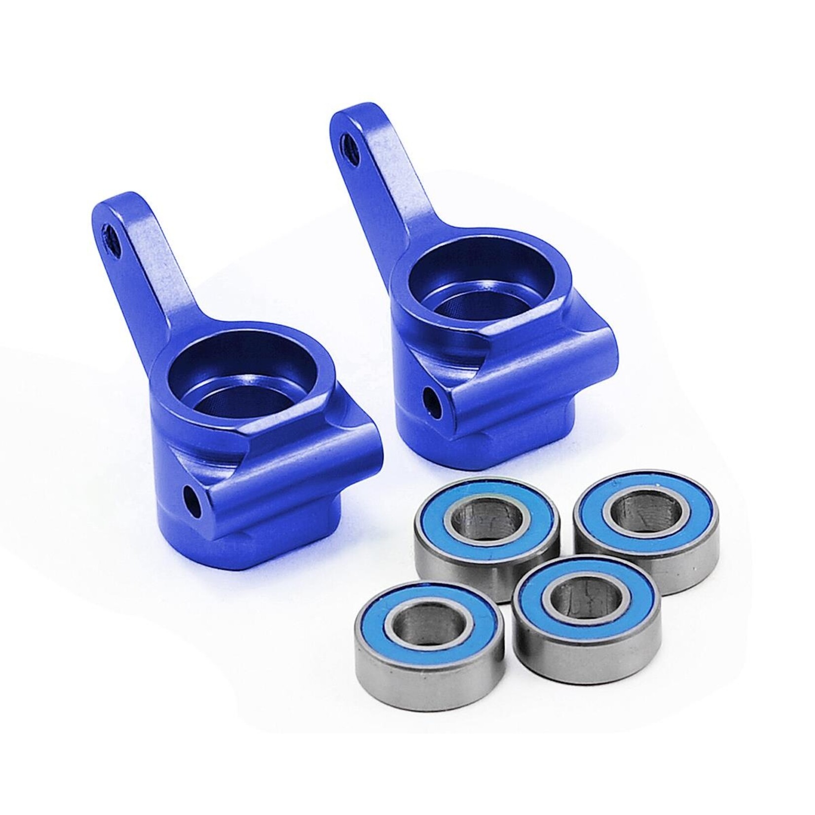 Traxxas #3636A Traxxas Aluminum Steering Blocks w/Ball Bearings (Blue) (2)