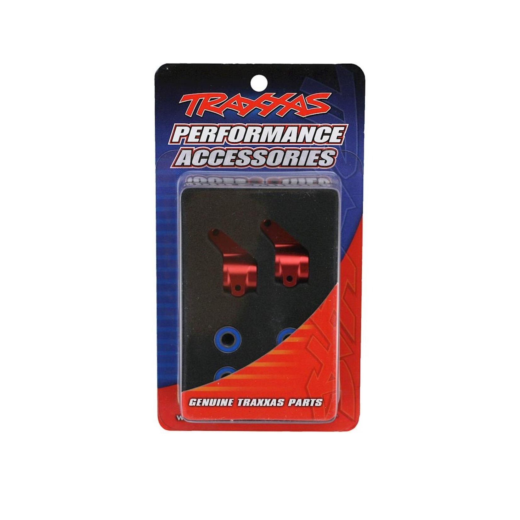 Traxxas #3636X Traxxas Aluminum Steering Blocks w/Ball Bearings (Red) (2)