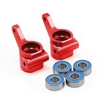 Traxxas Traxxas Aluminum Steering Blocks w/Ball Bearings (Red) (2) #3636X