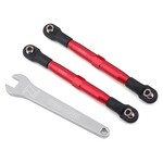 Traxxas Traxxas Aluminum 49mm Camber Link Turnbuckle (Red) (2) #3643R