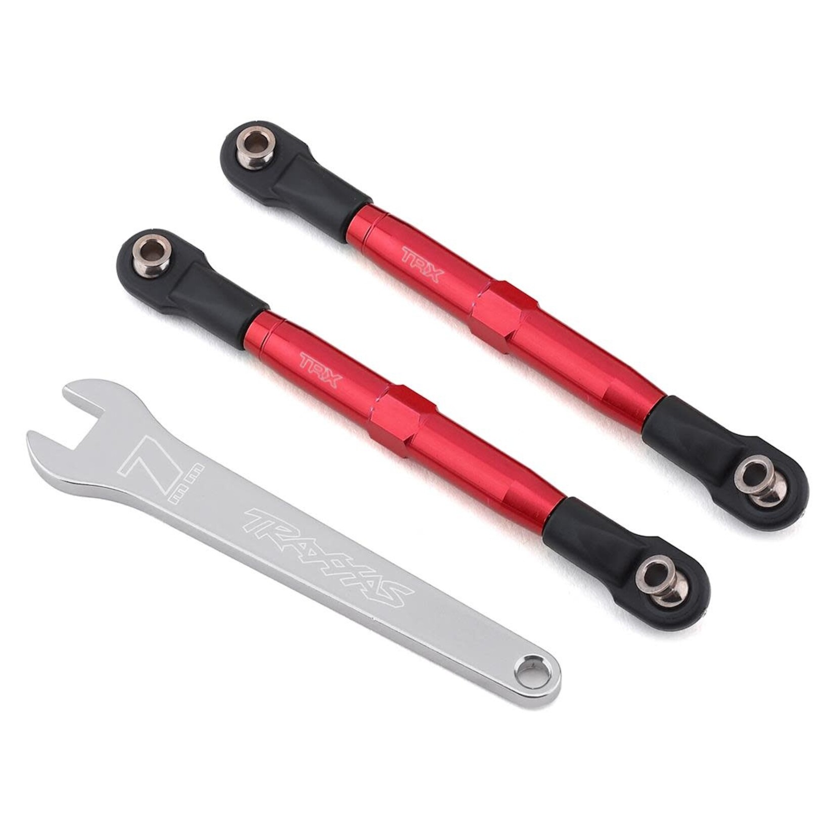 Traxxas #3643R Traxxas Aluminum 49mm Camber Link Turnbuckle (Red) (2)