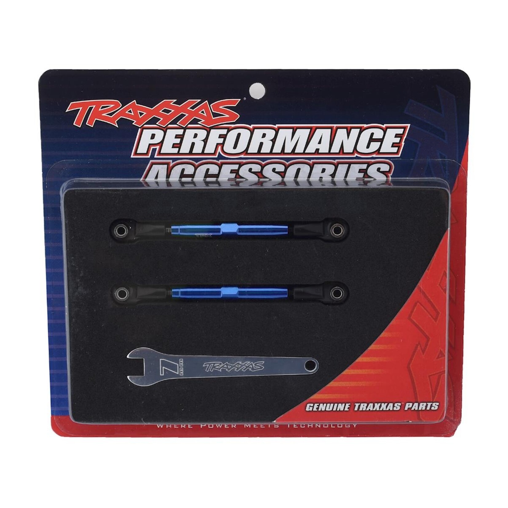 Traxxas #3643X Traxxas Aluminum 49mm Camber Link Turnbuckle (Blue) (2)