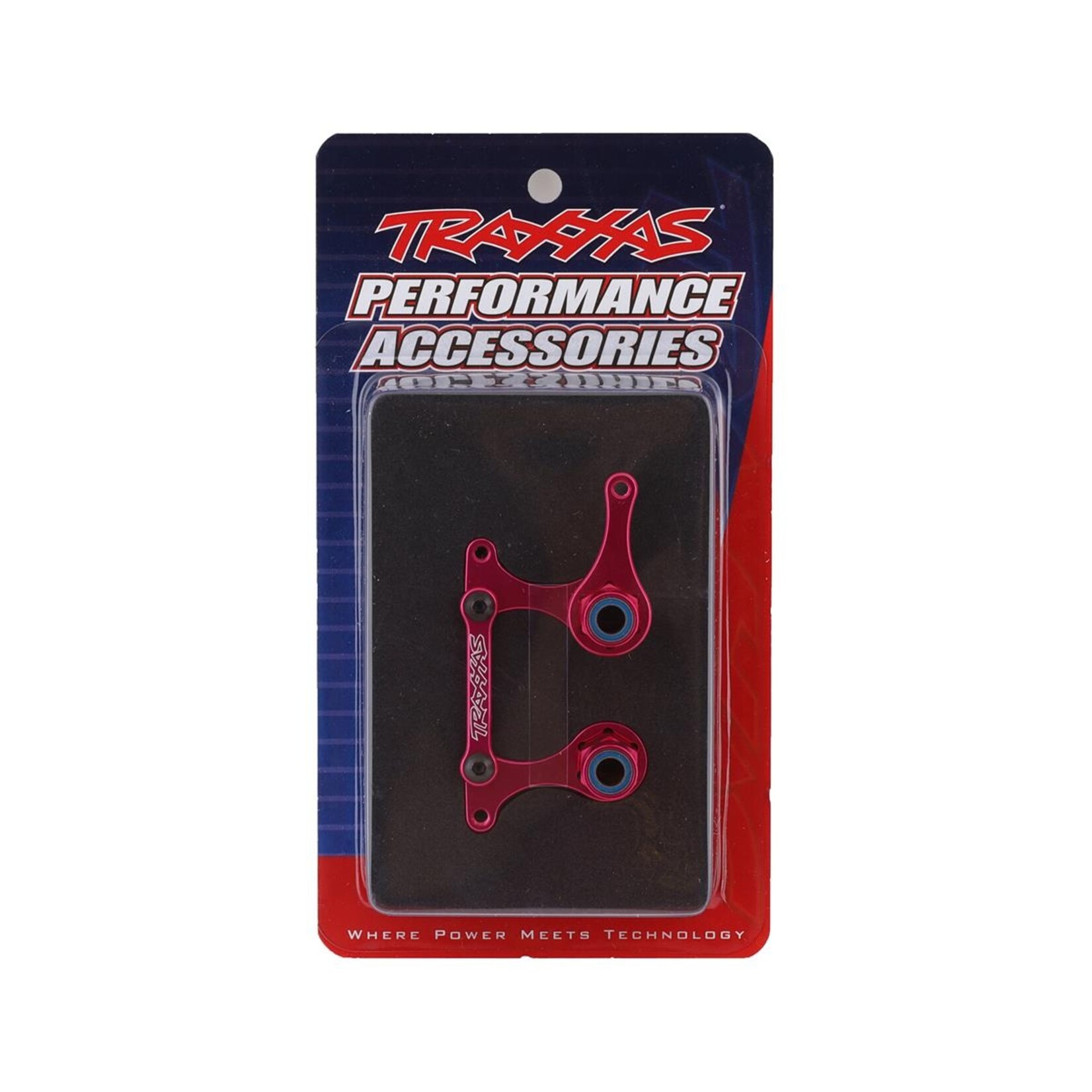 Traxxas #3743P Traxxas Aluminum Steering Bellcrank Set w/Bearings (Pink)