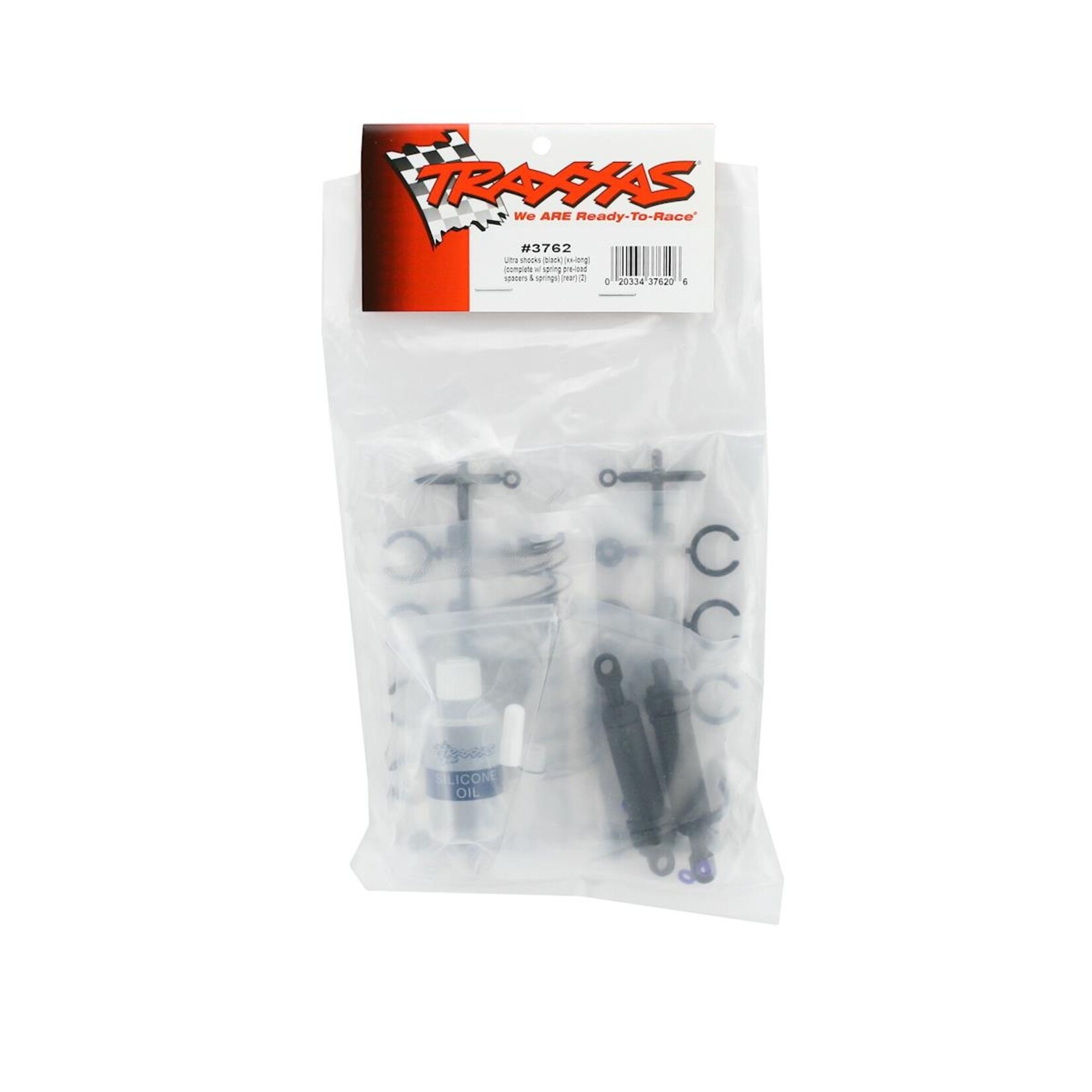 Traxxas #3762 Traxxas Ultra Shocks (XX-Long) (Black) (2)