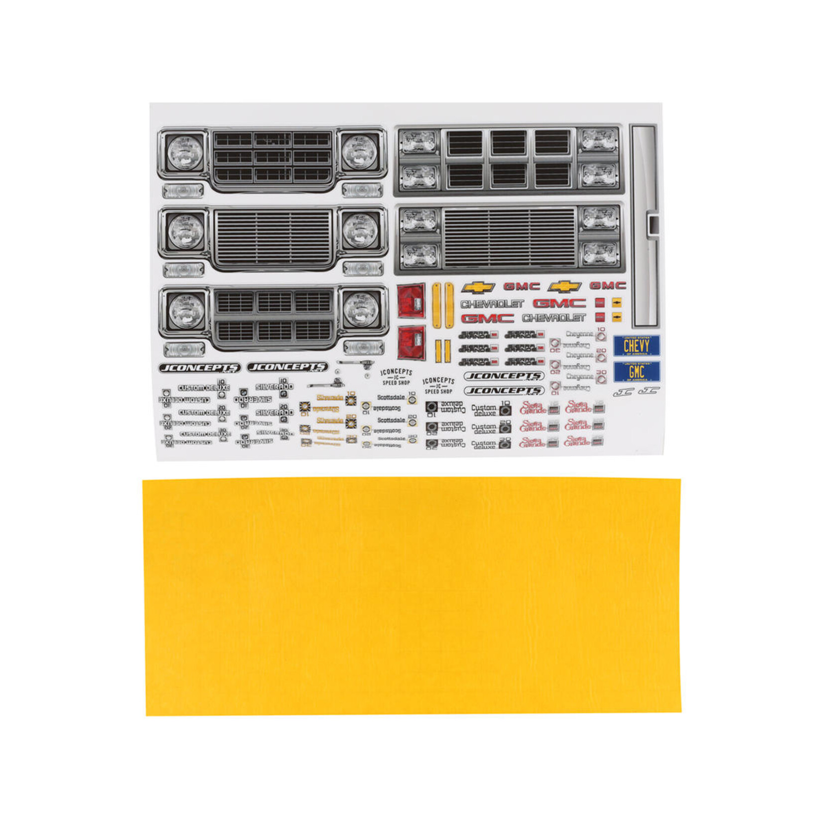 JConcepts #0465 JConcepts Tucked 1978 Chevy K10 Rock Crawler "Pre-Trimmed" Body (Clear) (12.3")