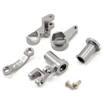 ST Racing Concepts ST Racing Concepts HD Aluminum Steering Bellcrank Set (Gun Metal) (Slash 4x4) #ST6845GM