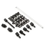 Team Associated Team Associated Reflex 14R Outdrives, Pivot Balls & Center Driveshaft #21577