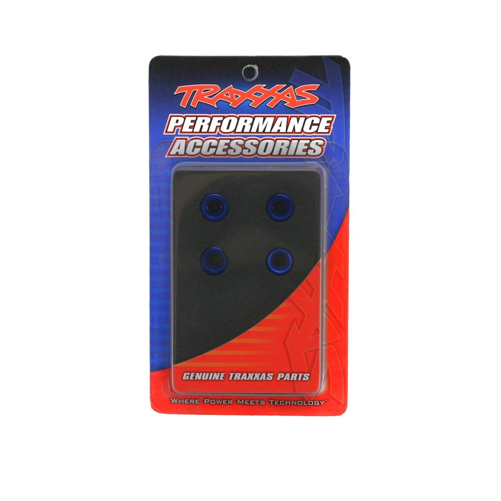 Traxxas #4934X Traxxas Aluminum Pivot Ball Cap (Blue) (4) (EMX,TMX.15,2.5)